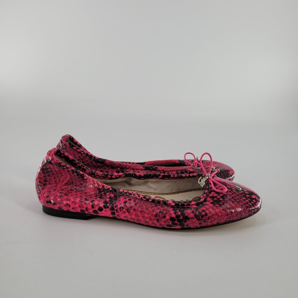 Sam Edelman Felicia Snakeskin Ballet Flats Size 6